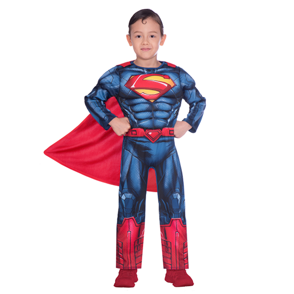 Superman Kostume Str. 6/8 år