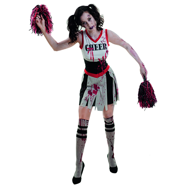 Zombie Cheerleader Kostume Str. M