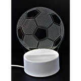 3D lampe fodbold - Fun & Party