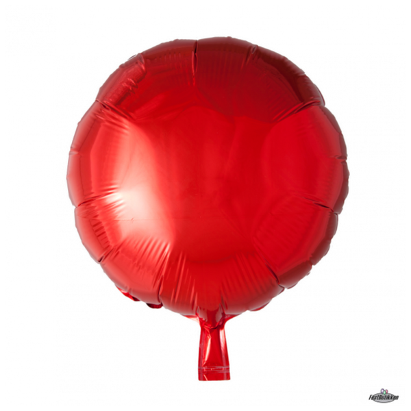 Folieballon rød 43 cm - Fun & Party
