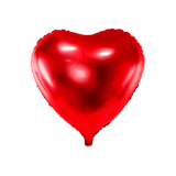 Folieballon hjerte rød 61cm