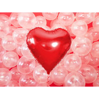 Folieballon hjerte rød 61cm