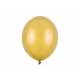 Balloner latex metallic guld 30 cm  10 stk